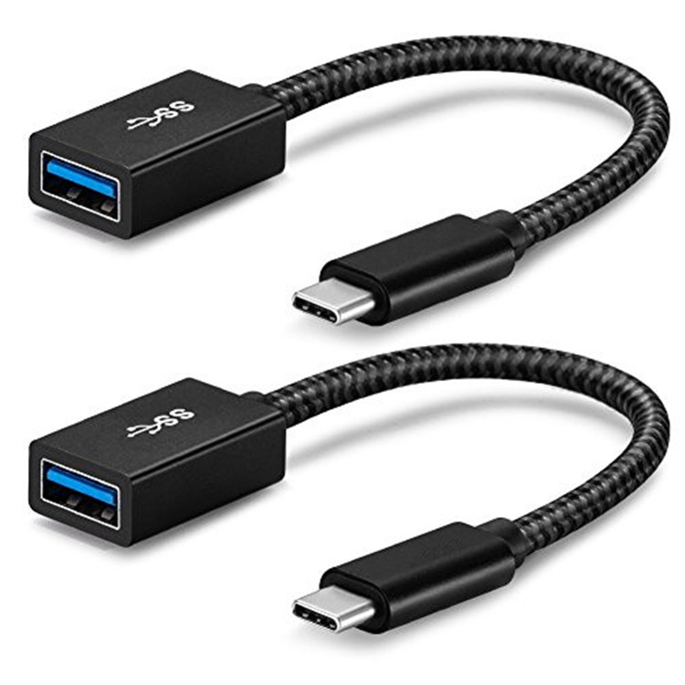 USB C to USB Adapter, [2-Pack] USB to USB C Adapter, USB Type-C to USB 3.0, Thunderbolt 3 to USB 3.1 Gen1 Female Adapter OTG Cable
